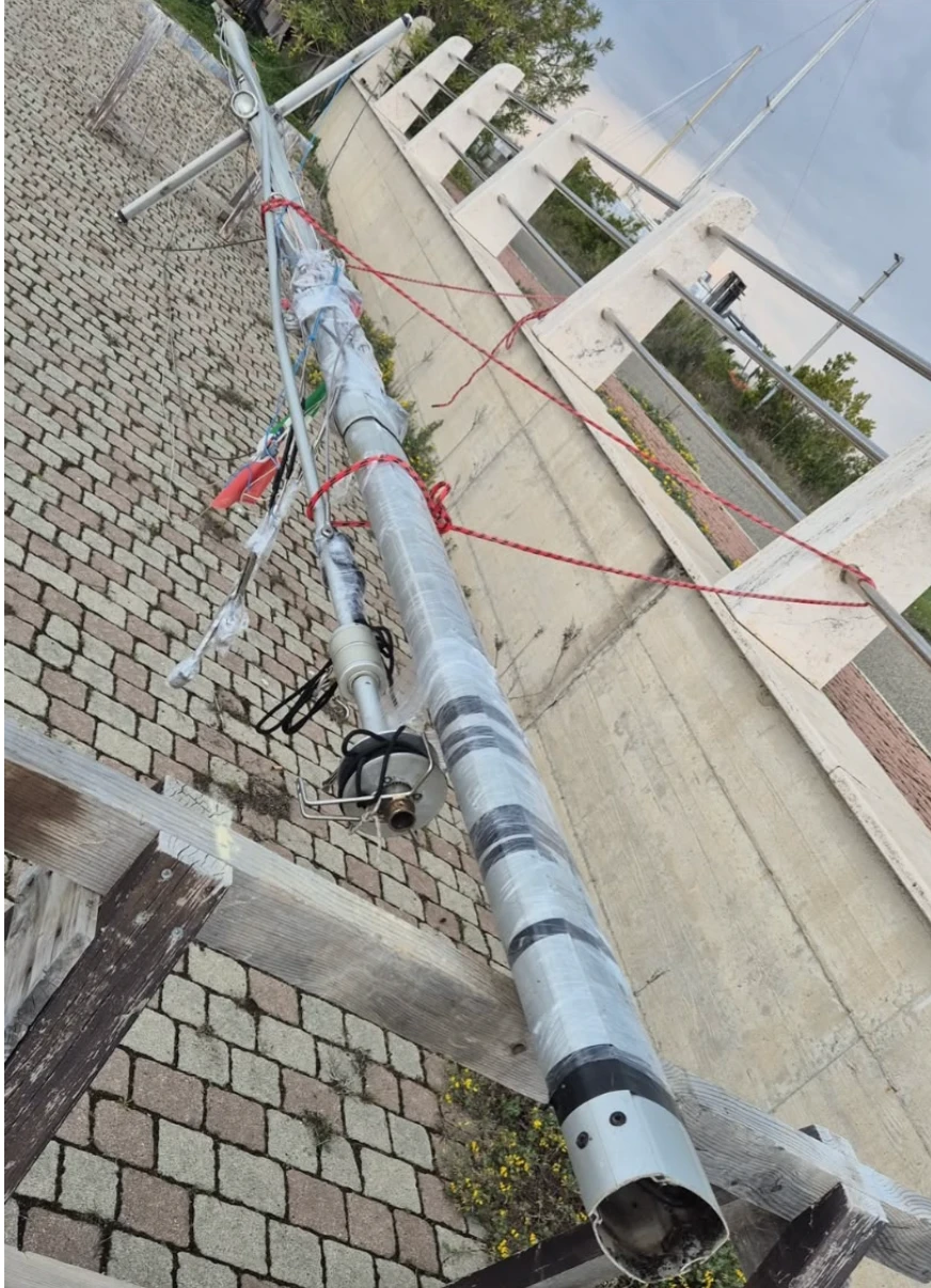 Albero disalberato e imballato, pronto per rimessaggio — GC Service Boat