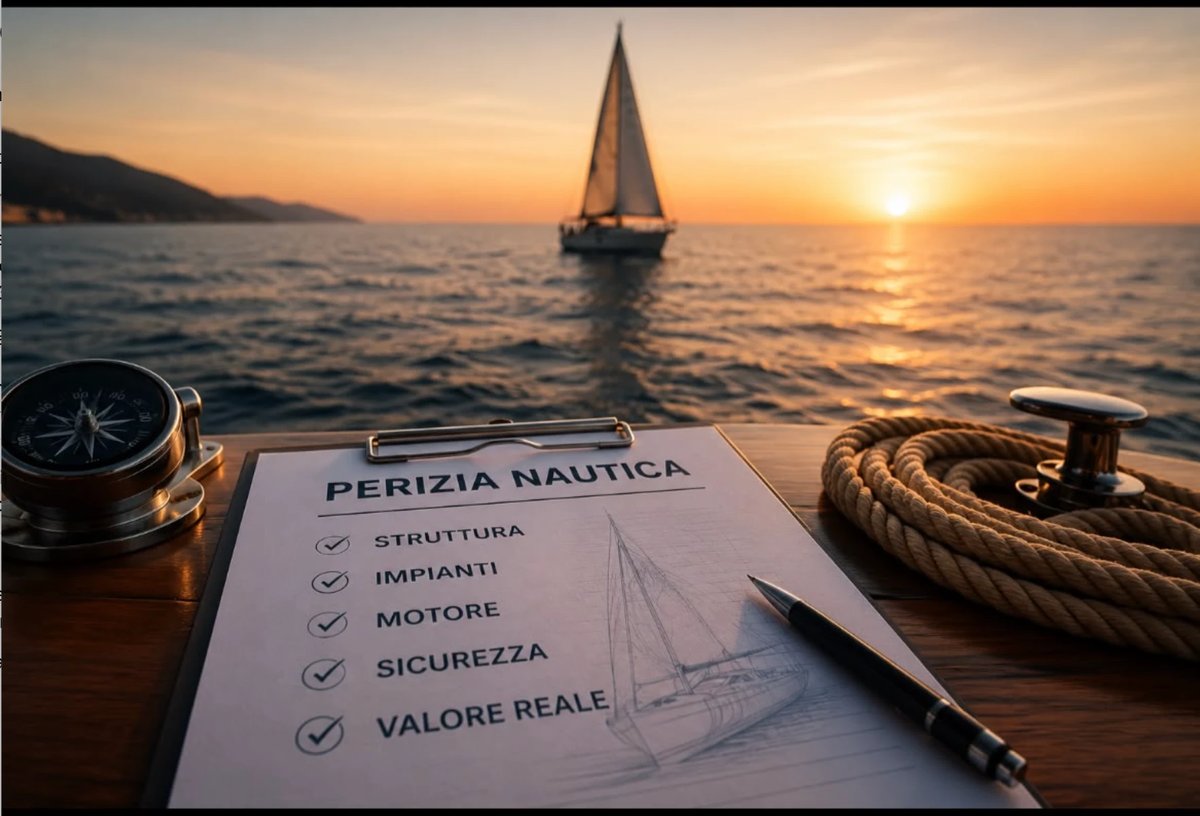 Perizia nautica: struttura, impianti, motore, sicurezza, valore reale